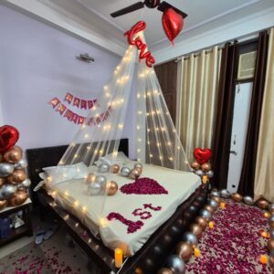 Romantic room décor surprise in Jaipur 💖✨